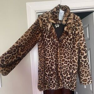 Show Me Your Mumu Faux Fur Coat